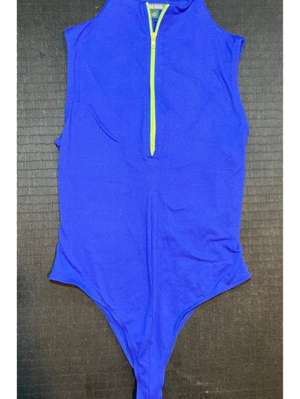 Blue bodysuit